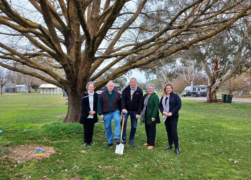 Mount Pleasant Caravan Park breaking ground photo