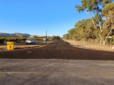 Neldner Road spray seal Magnolia Road