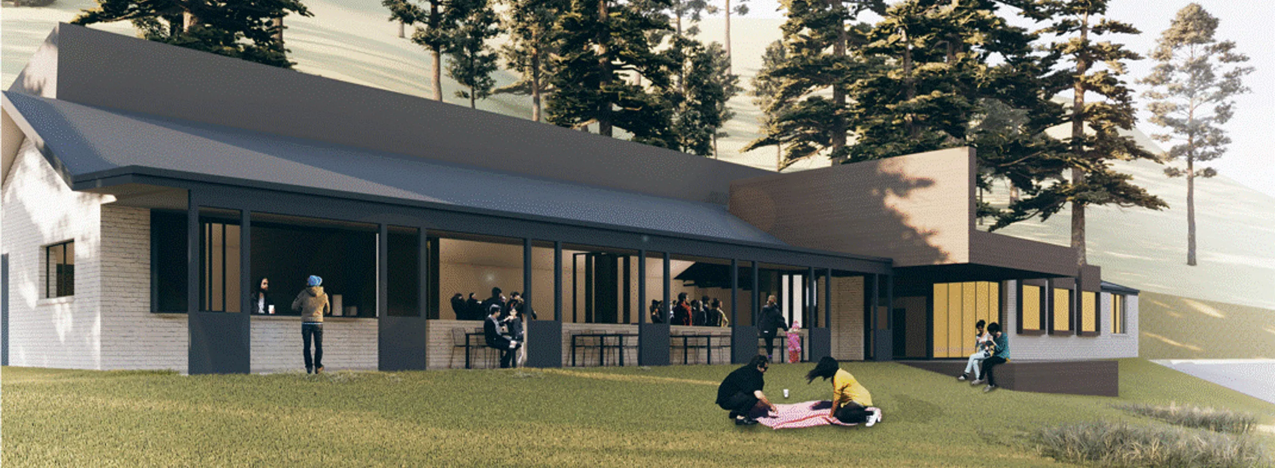 Accommodation building image - artist impression