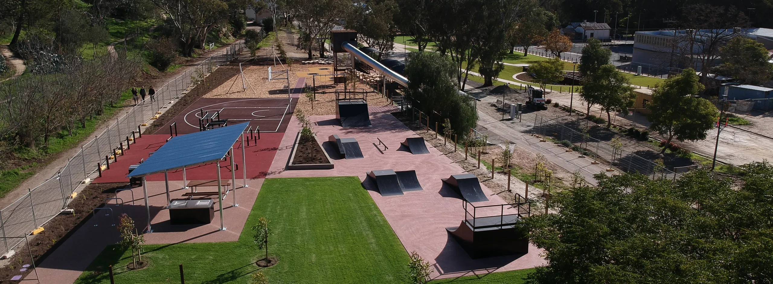 Barossa Adventure Station aerial photo of upper level