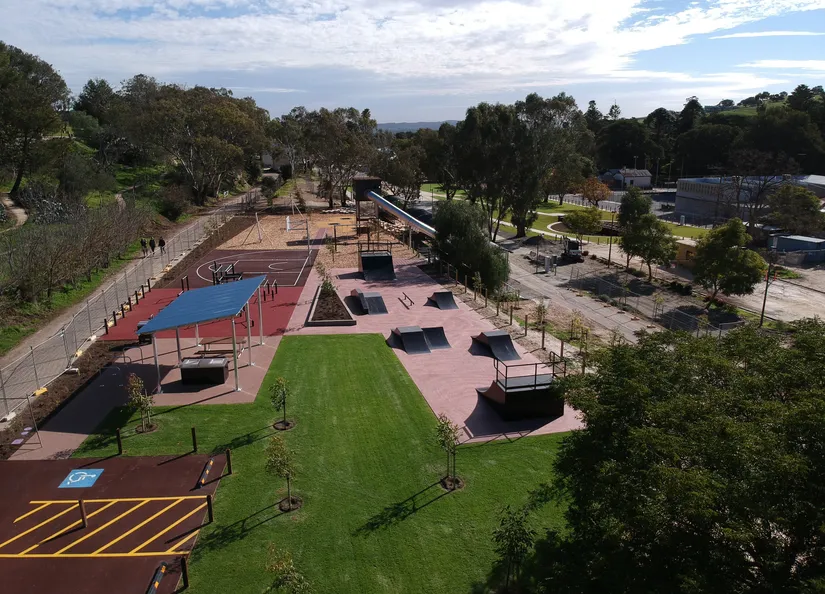 Barossa Adventure Station aerial photo of upper level