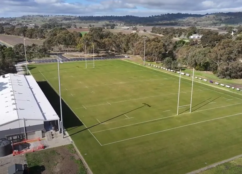 Barossa Rugby Precinct aerial view
