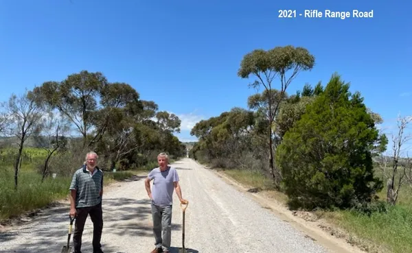 Barossa revegetation 2021 Rifle Range Road
