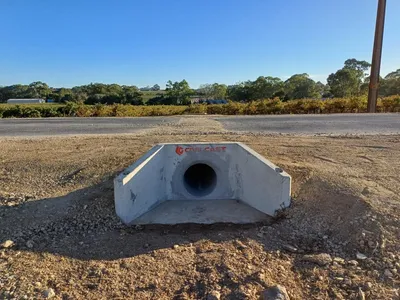 Bethany Road stormwater completion shot