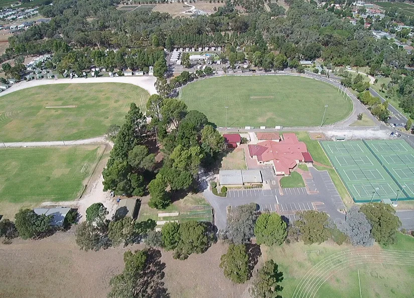 Nuriootpa Centennial Park aerial shot