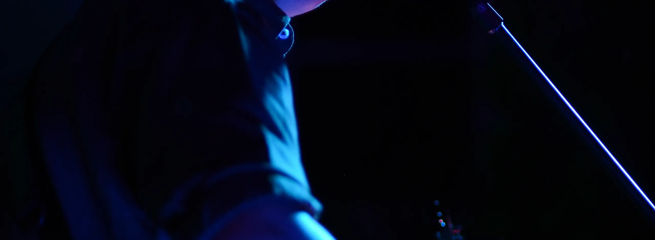 Chayse Larsen playing guitar