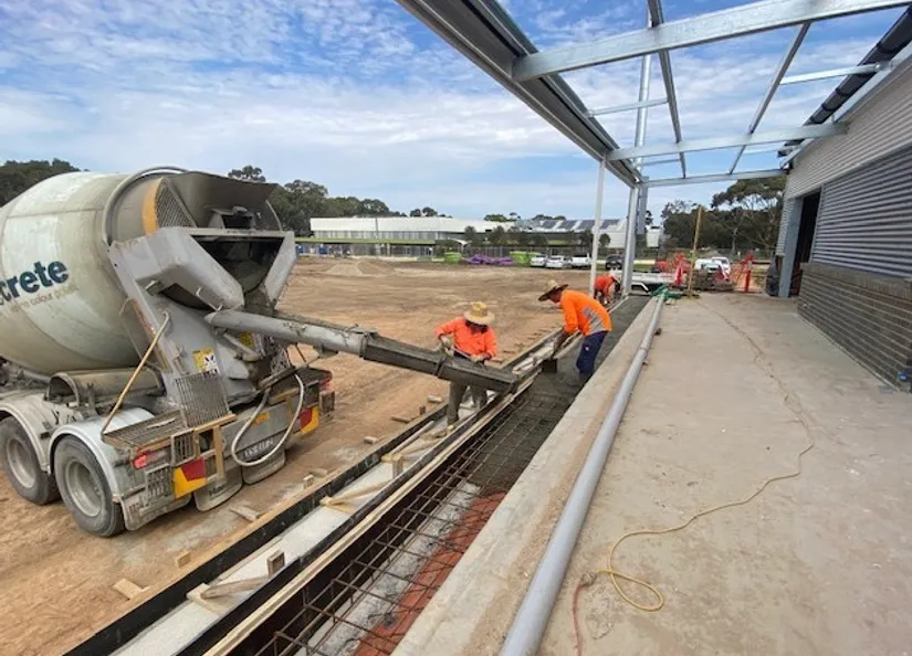 Rugby Concourse - concrete steps