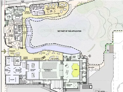 Creative Industries Centre Ground Floor Plan