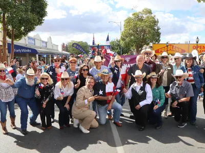 Grapevine Delegation Visit April 2025 Parade