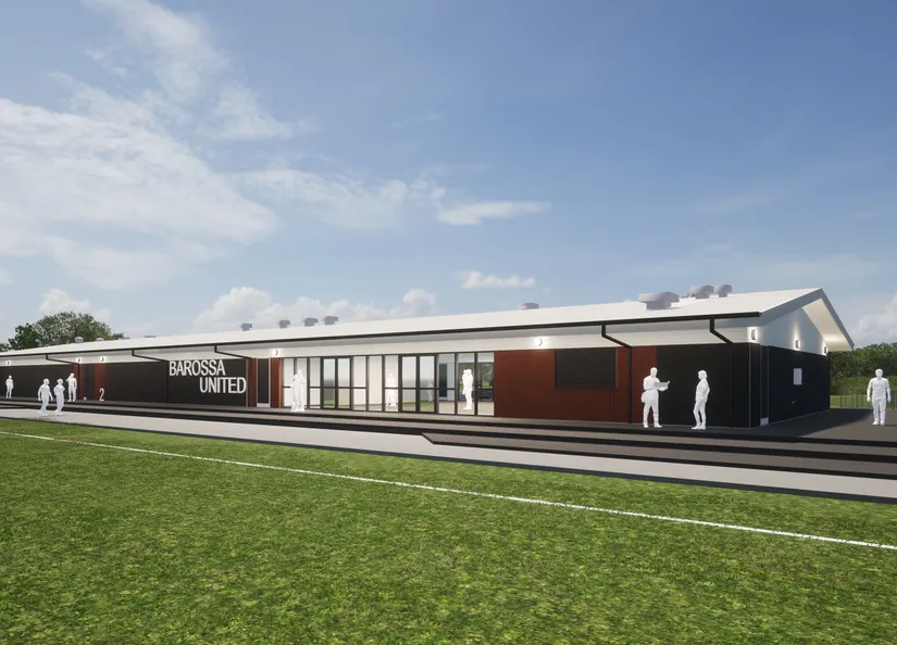 Soccer Development - Render of Building