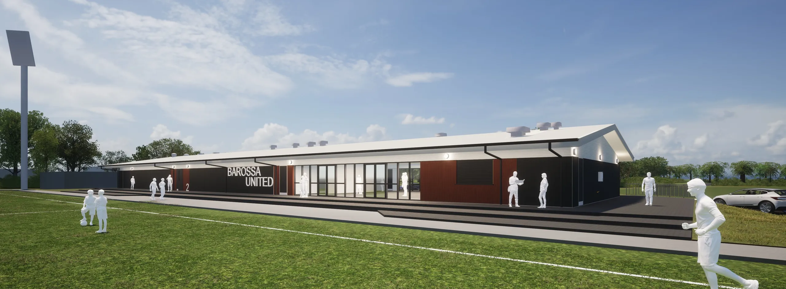 Soccer Development - Render of Building