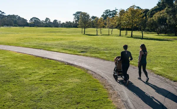 Recreation bicycle walking paths