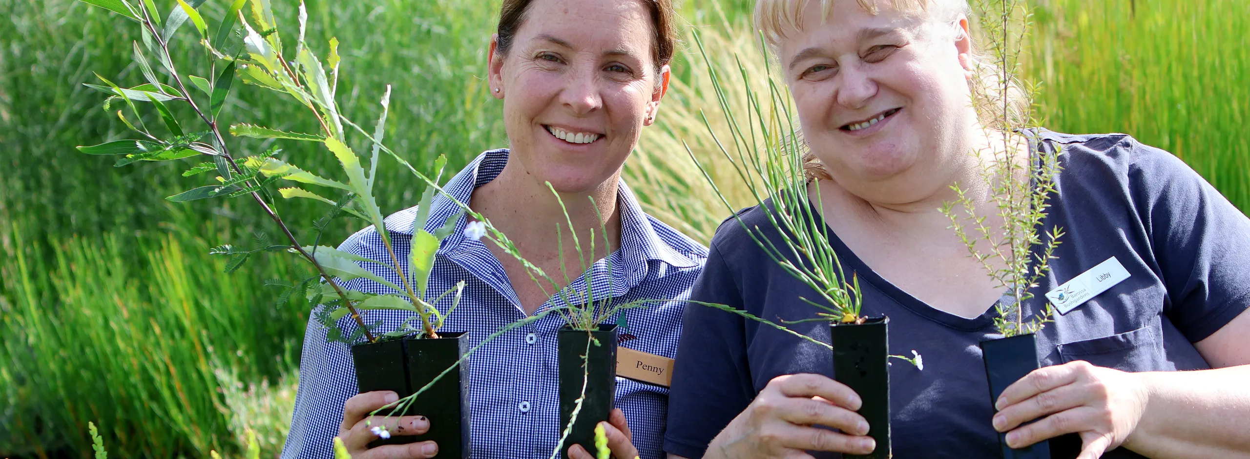 Penny Devlin with volunteer Libby Eglinton of Nuriootpa