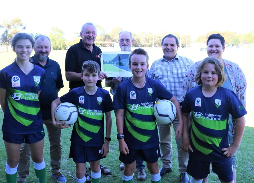 Tony Pasin - Nuriootpa soccer funding February 2021