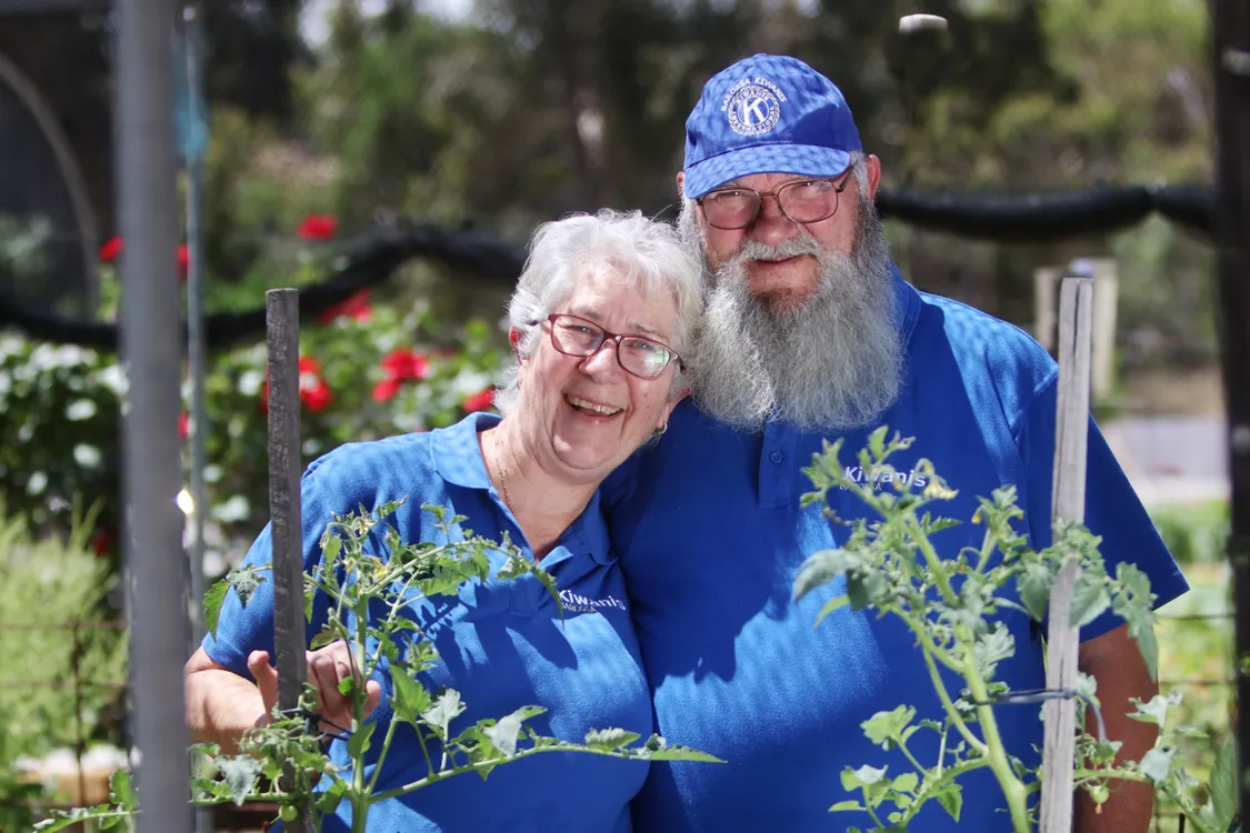Lyn and Geoff happy best