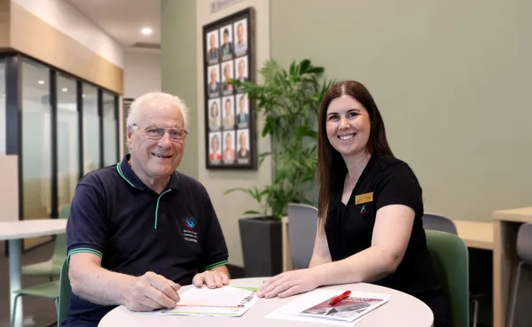 Malcolm Linke and Amy Ruediger