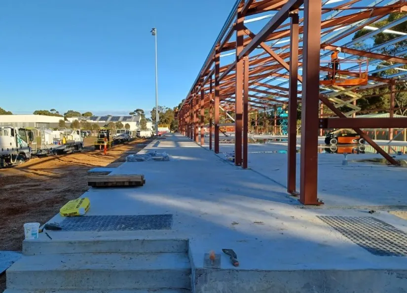 Rugby lights roofing and pad