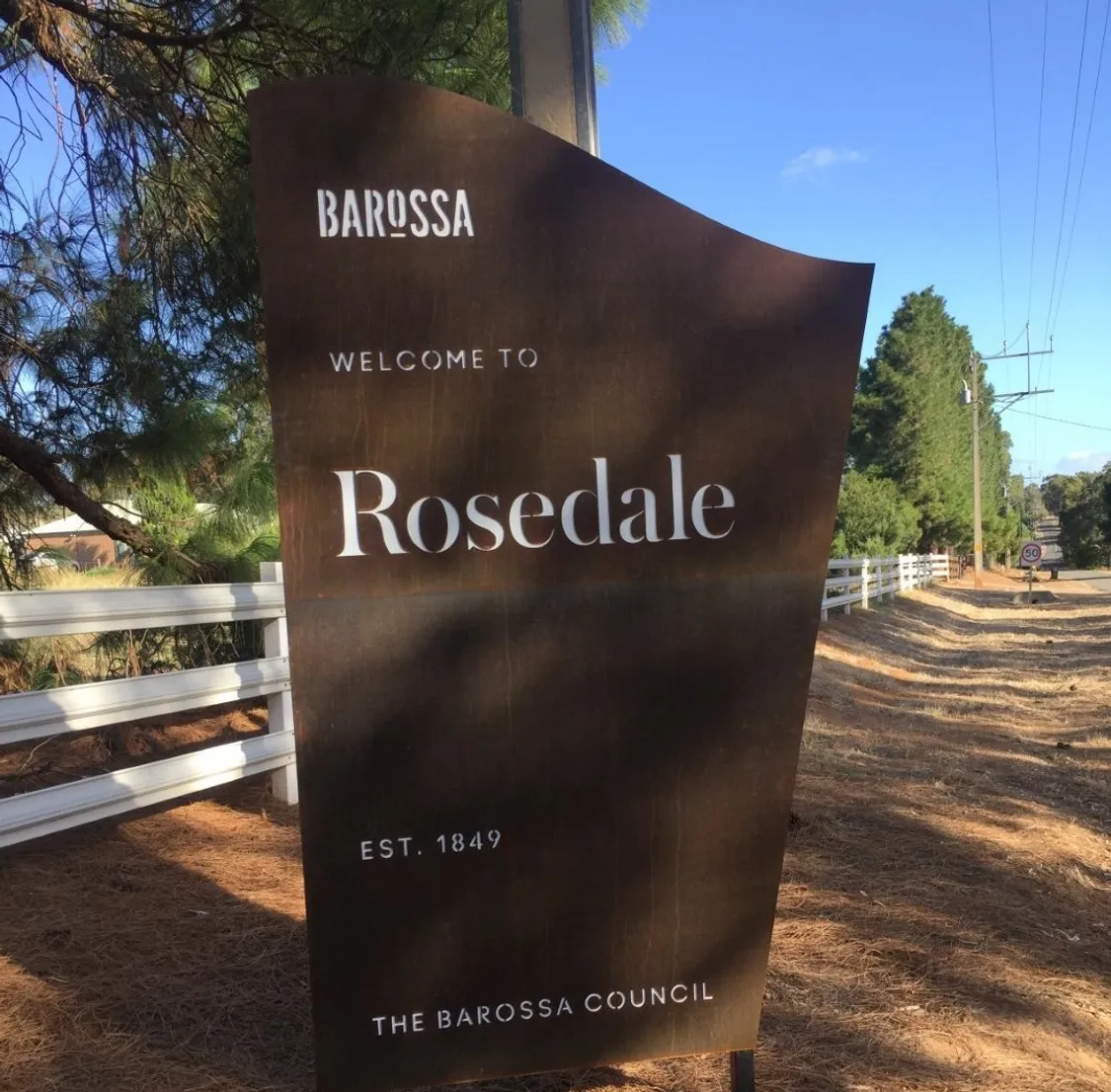 Rosedale sign Large