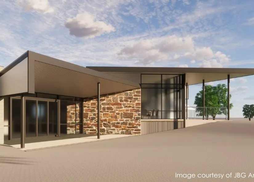 Tanunda Recreation Park Clubroom and Changerooms - artist impression