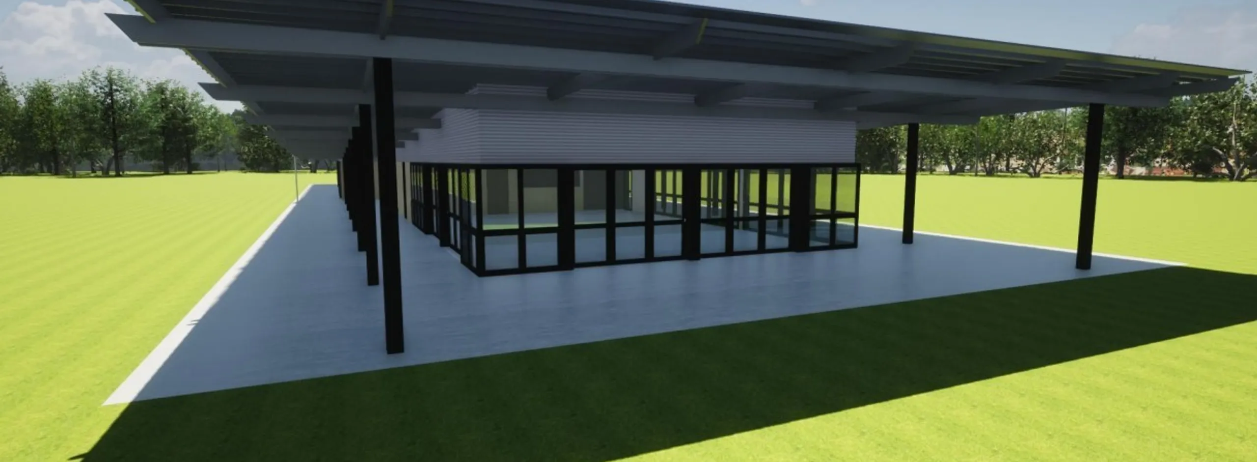 Soccer Clubrooms Artist Impression