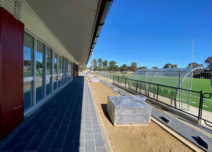 Soccer Clubrooms front view