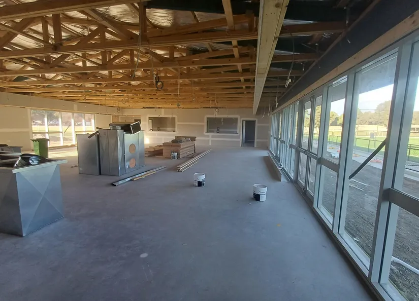 Soccer Clubrooms internal walls