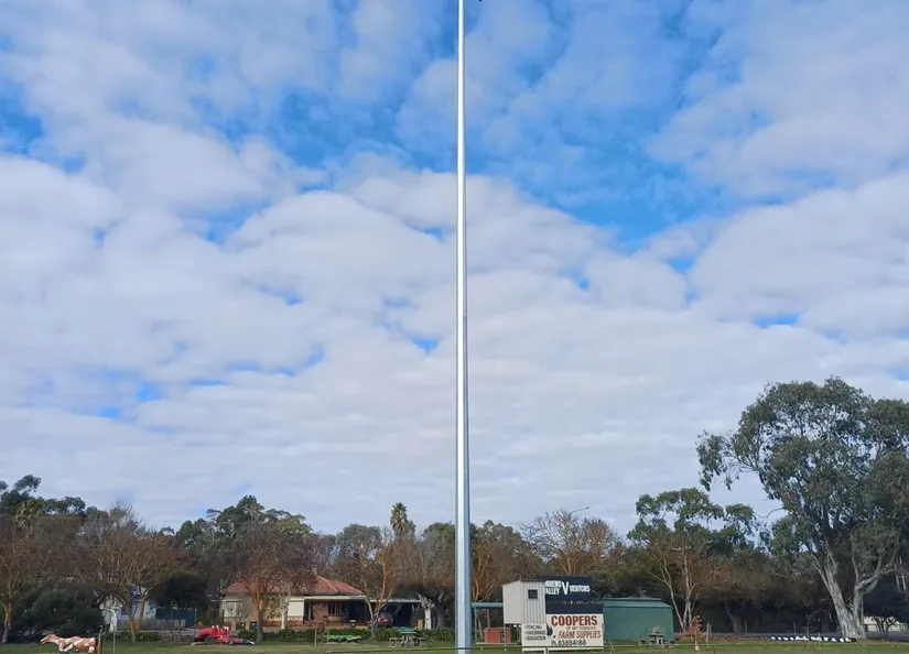Talunga Park Oval New Sports Lights image