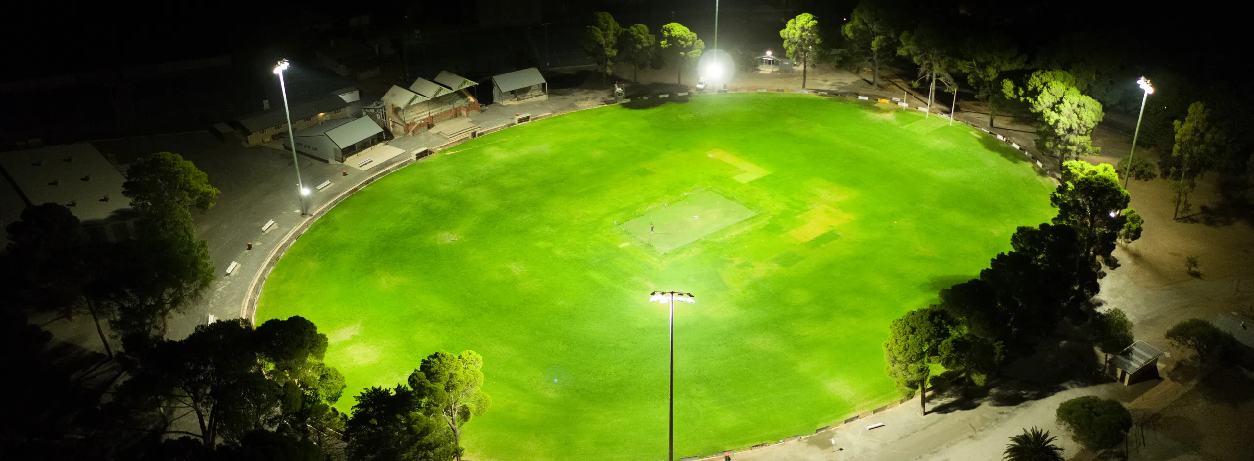 Tanunda Oval lights photos internal use copyright applies Pixels Above