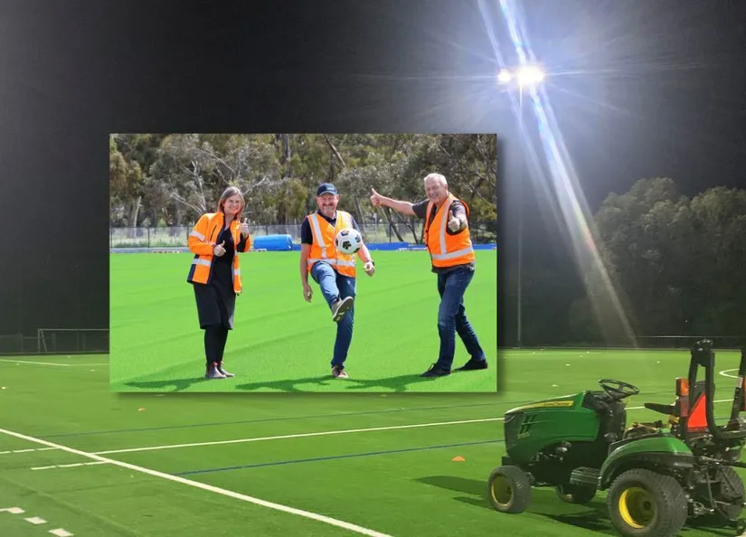 Shining a light on local soccer