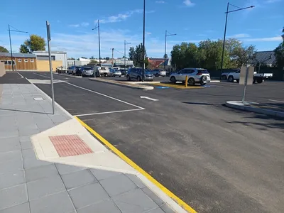 Barossa Visitor Centre carpark upgrade bus lines