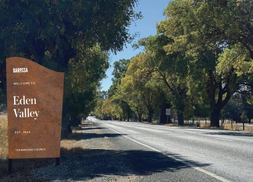 Town signage