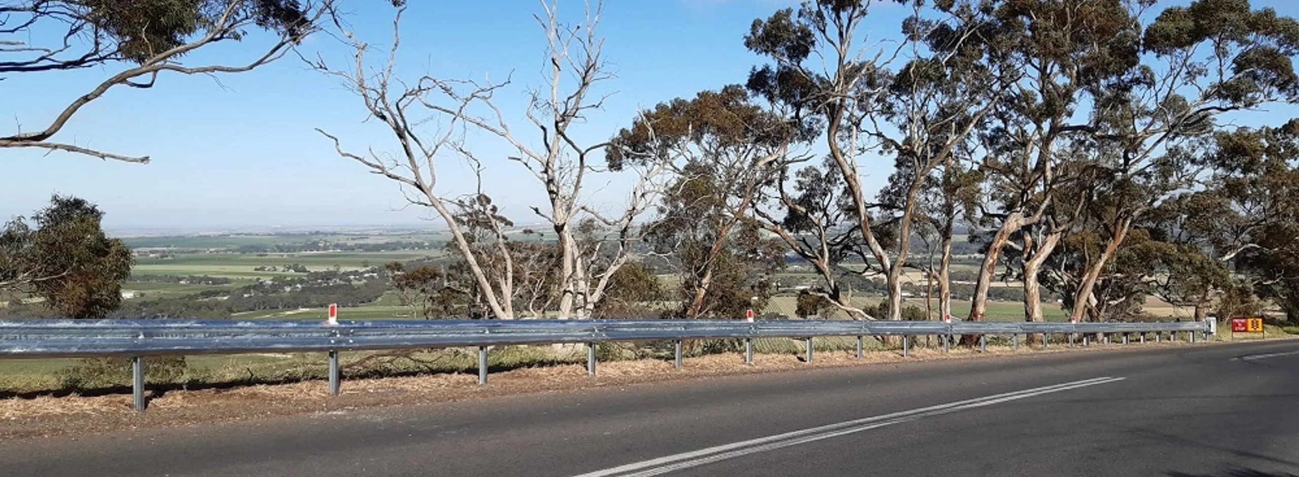 Mengler hill road guard rail