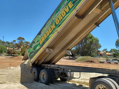 Angas Rec Park - dumping sand on junior oval