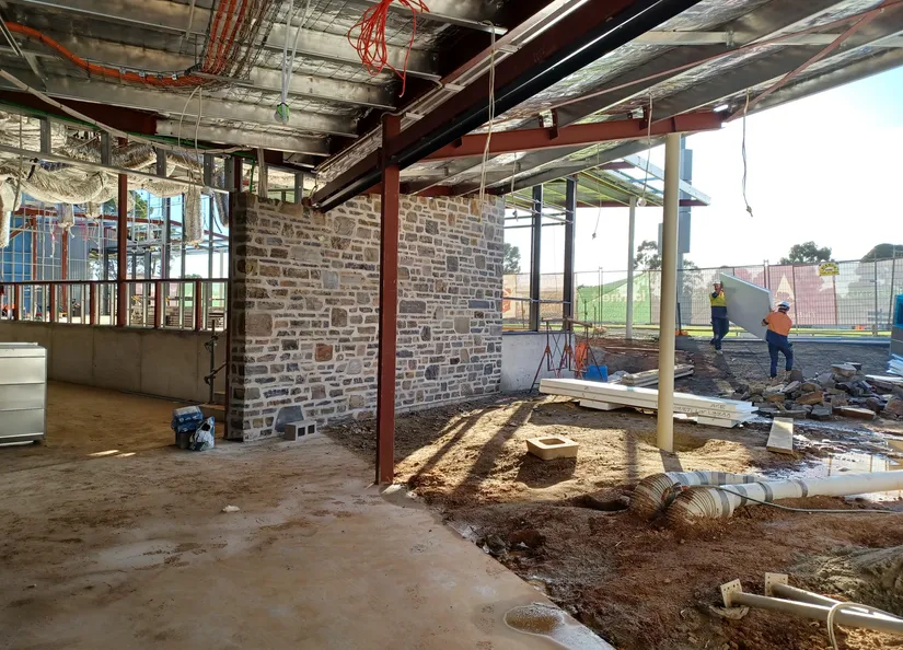 Tanunda Rec Park Clubrooms - feature wall